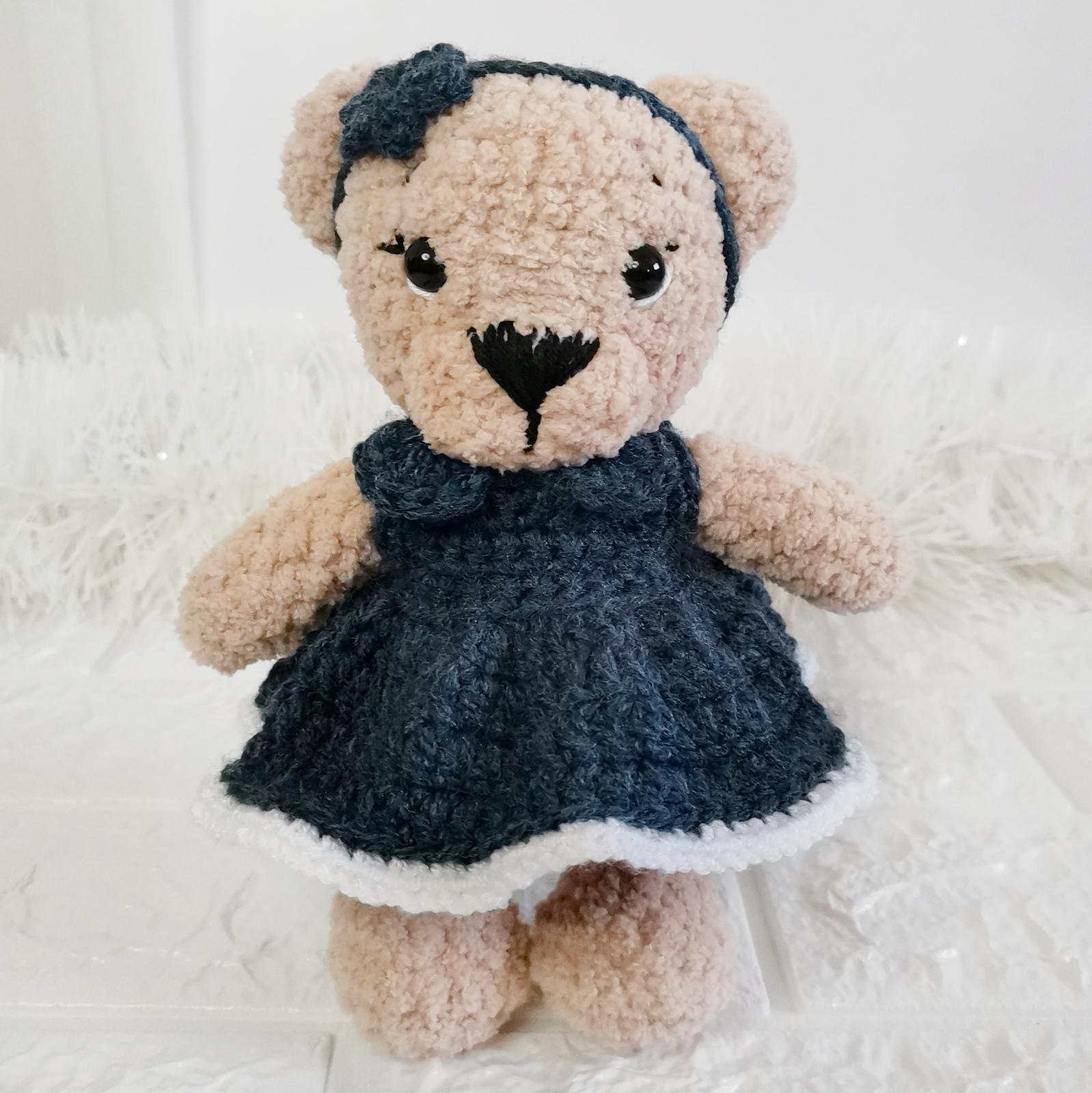 Plush Teddy Bear in Dress