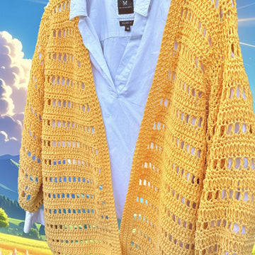 Marigold Crochet Cardigan