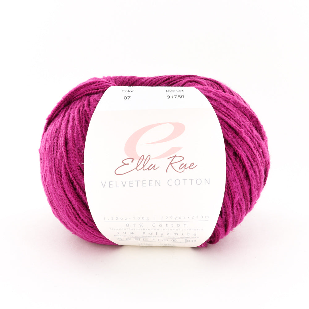 Ella Rae Velveteen Cotton