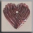 Mill Hill Bead MH12215 - Grooved Heart Rose