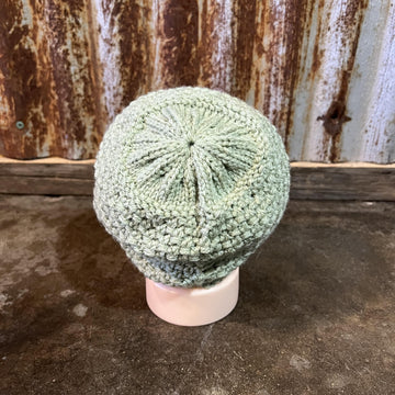 Eyelet Moss Baby Hat -- a loom knit pattern