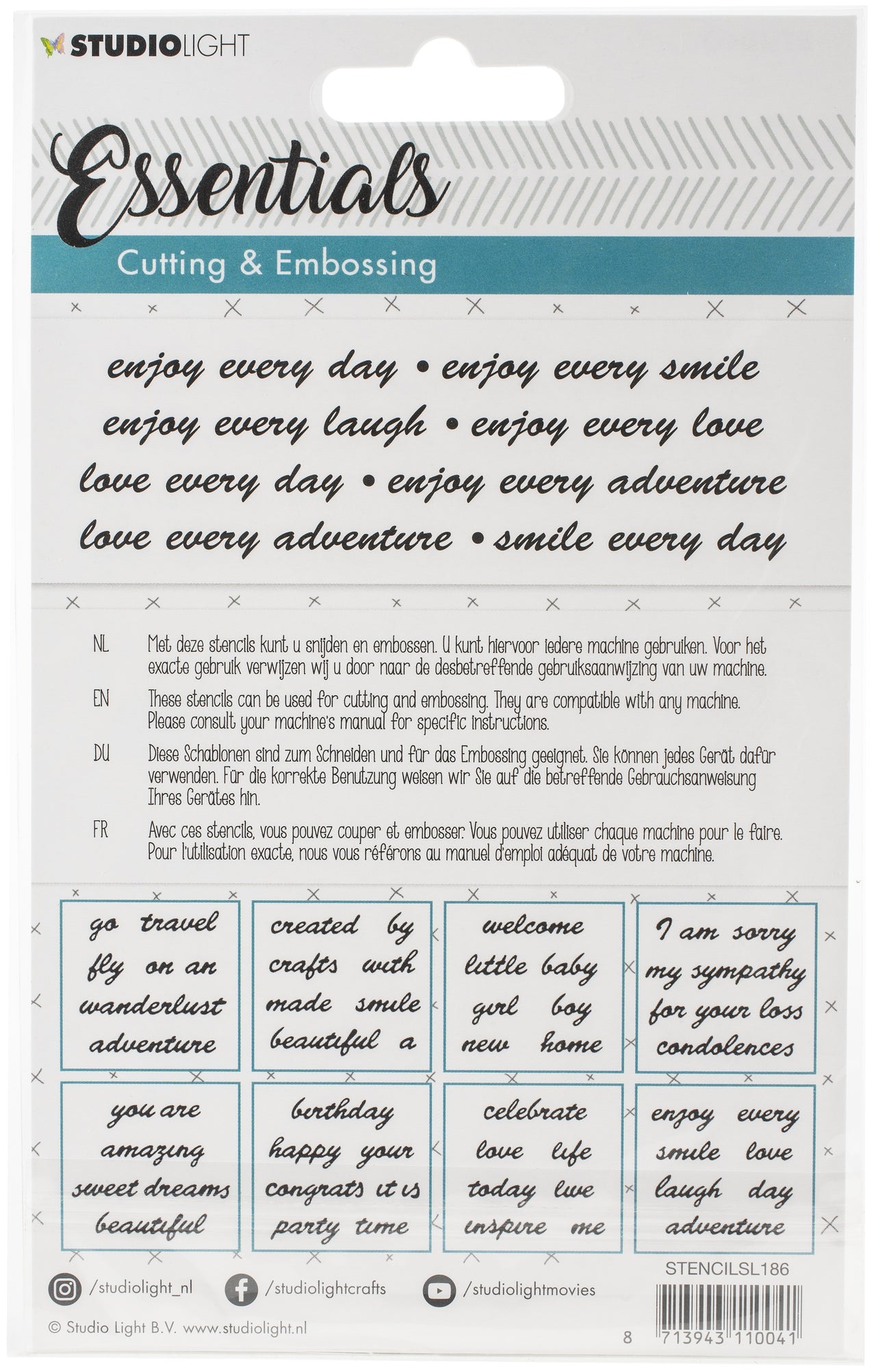 Studio Light Essentials Cutting & Embossing Die - 594883