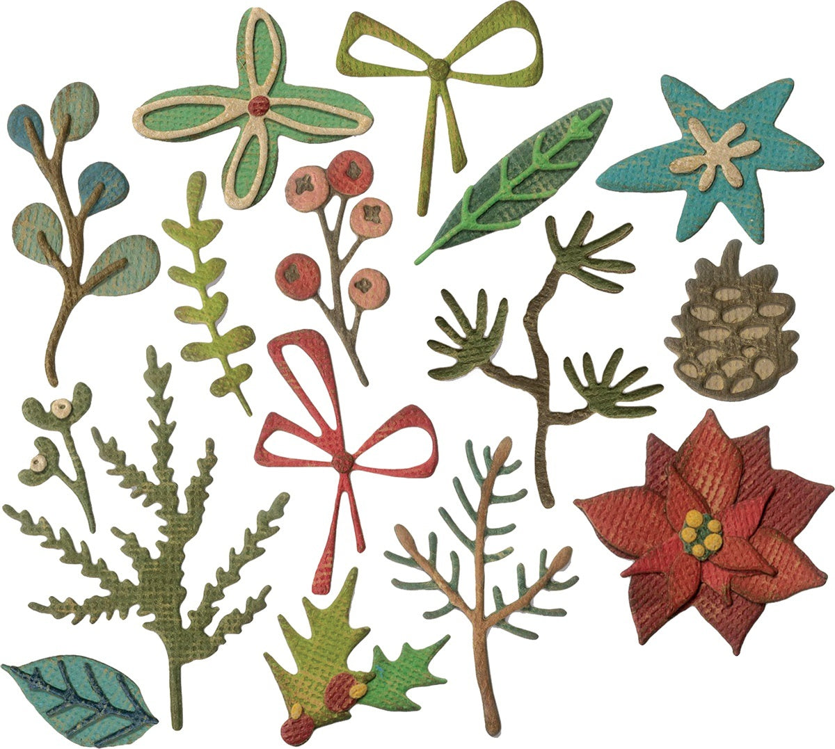 Sizzix Thinlits Dies By Tim Holtz 18/Pkg - Funky Festive