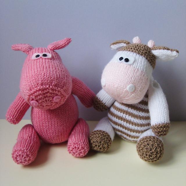 Chutney Cow and Pickles Pig