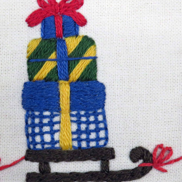 Stitchdoodles Santa's on his Way Christmas Pattern