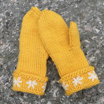 Snowflower Mittens