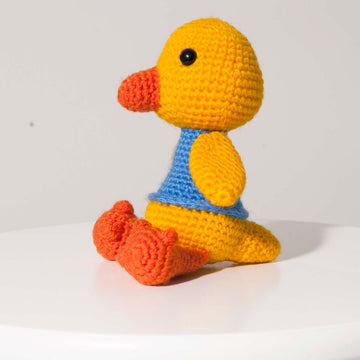 "Alfie the Duckling" - Free Crochet Pattern For Toys in Paintbox Yarns Simply DK - 012
