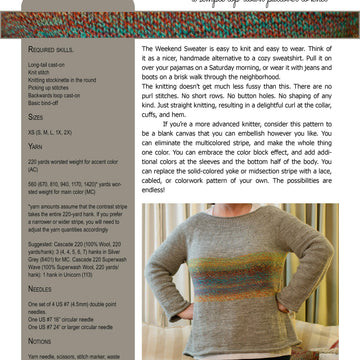 Weekend Sweater