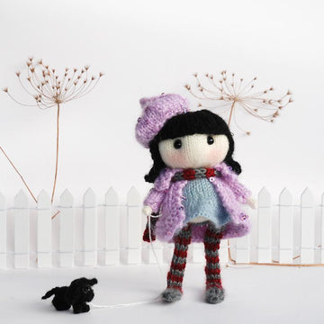 Zefirka Doll and her dog