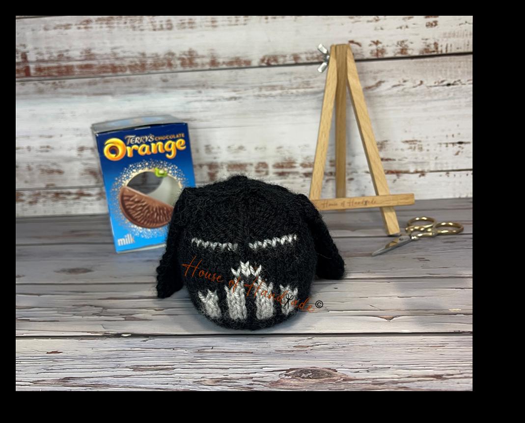 The Dark Lord Chocolate Orange Cover Knitting Pattern