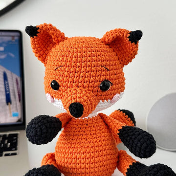 Fox Amigurumi Crochet Pattern PDF – Tiger Soft Toy, Stuffed Animal Tutorial