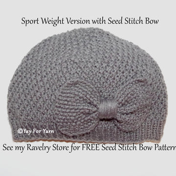 Moss Stitch Hat