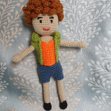 Leonard crochet doll