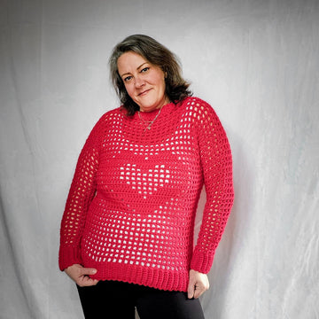 Valerie Heart Sweater