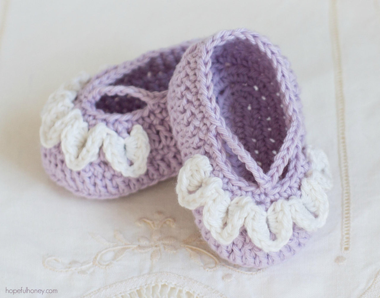 Sugar Plum Fairy Baby Booties