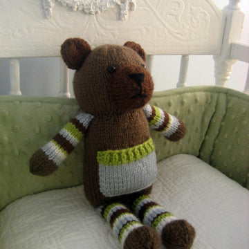 Knit Pocket Bear Pattern