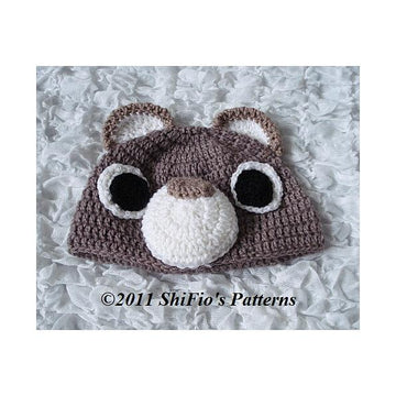 Crochet pattern Baby Animal Hats UK & USA Terms #171