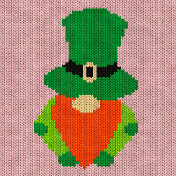 Lucky Leprechaun Gnome Knitting Chart