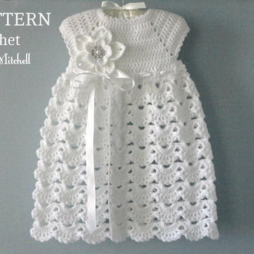 Crochet Baby Dress by Elena Mitchell