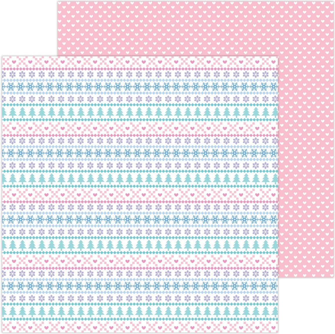 Doodlebug Winter Wonderland Double-Sided Cardstock 12"X12" 25/Pkg - Sweater Weather