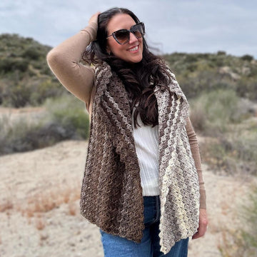 Sweet Stripes Hooded Scarf