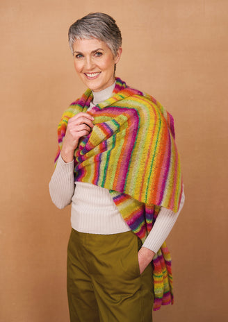 Winter Sunset In Rowan Kaffe Fassett Kidsilk Haze - Downloadable PDF