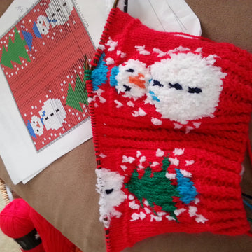 Christmas Trees and Snowmen Sweater