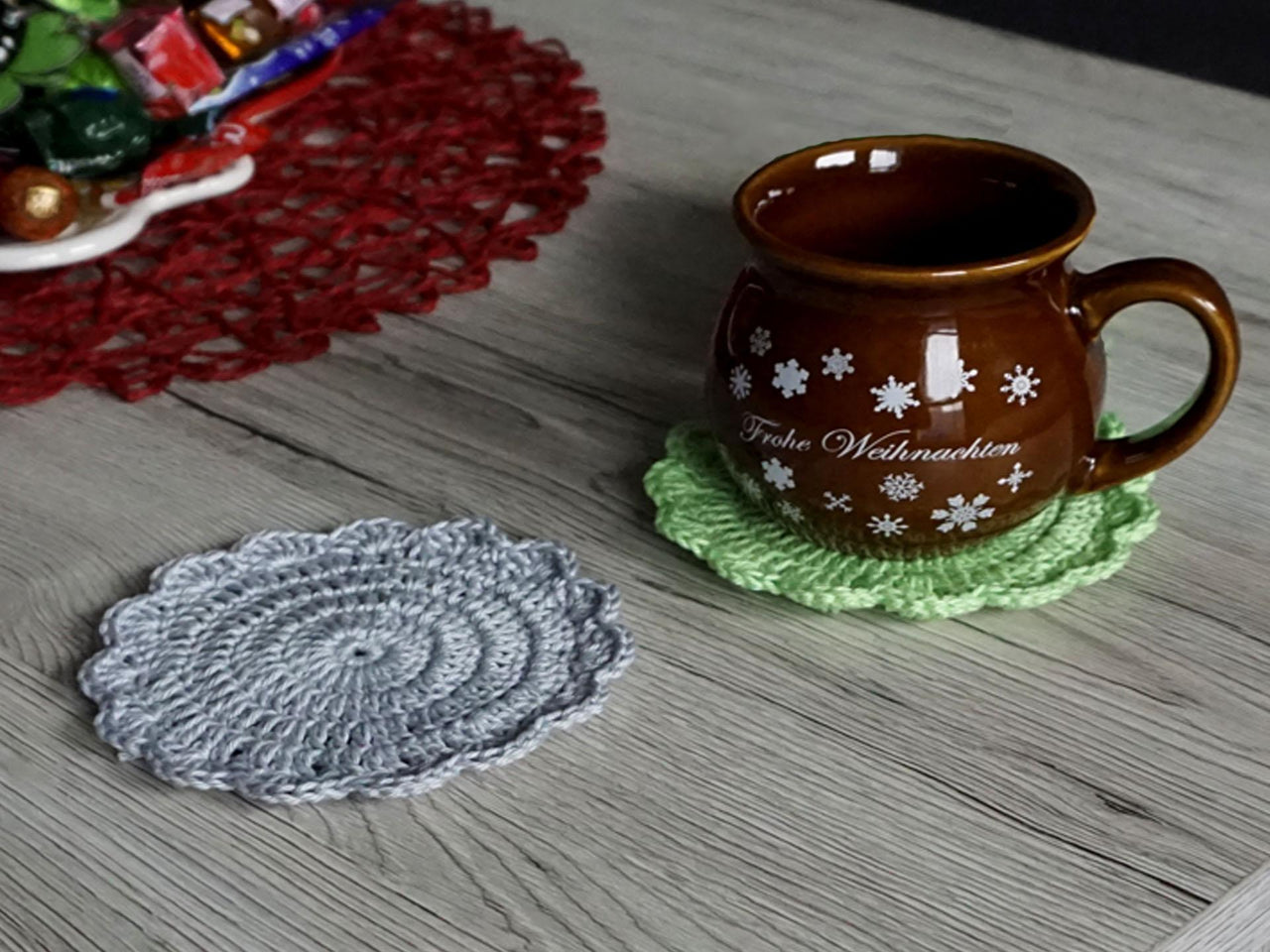 Crochet Pattern for easy coaster
