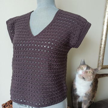 Painted Pinecone Crop Top