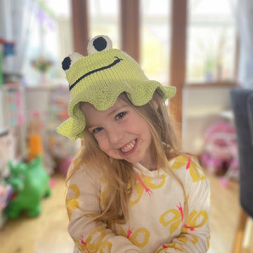 Kids Frog Bucket Hat