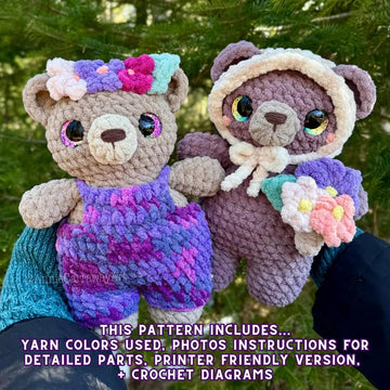 Farmers Market Bear Plushies