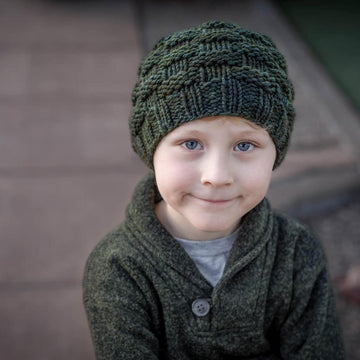 Classic Men's Basket Weave Beanie