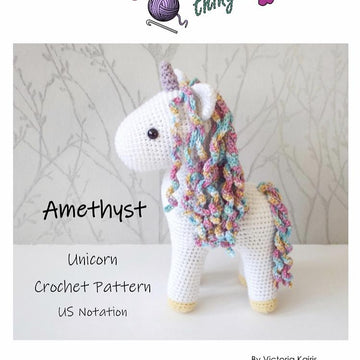 Amethyst the Unicorn Amigurumi