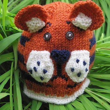 Tiger Paws Baby Hat and Booties