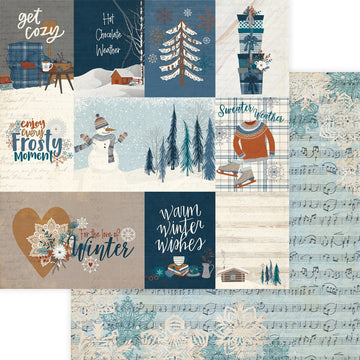 Photoplay Paper For The Love Of Winter Double-Sided Cardstock 12"X12" 25/Pkg - Get Cozy