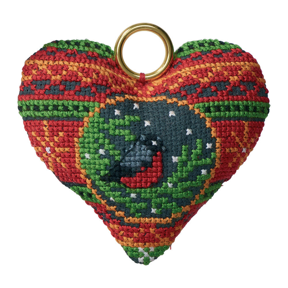 Permin Bullfinch Cross Stitch Kit - 9 x 8 cm