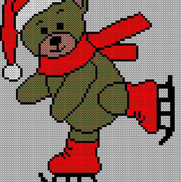 Christmas Teddy Jumper