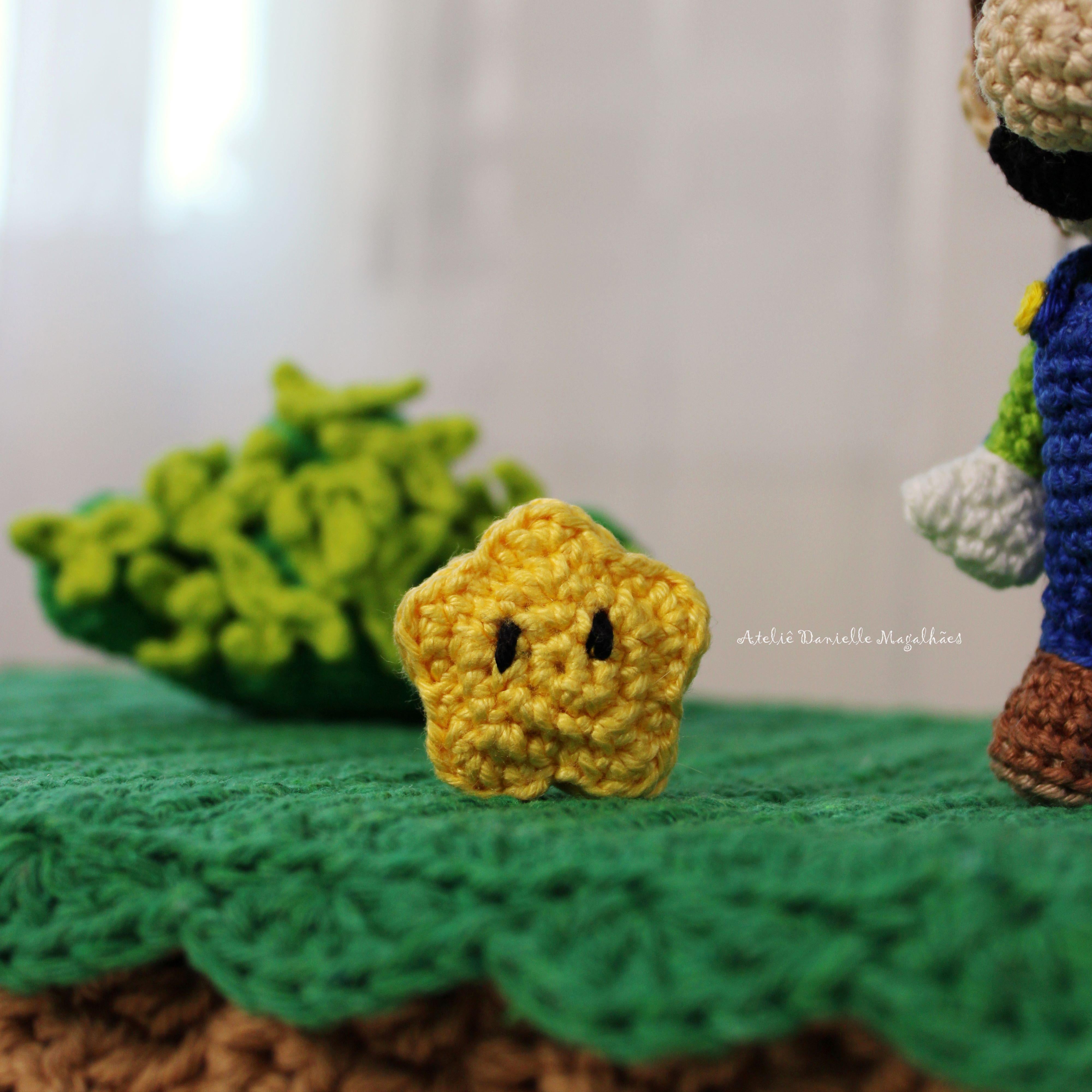 Luigi Amigurumi Pattern PDF + Mini Star & Fire Flower