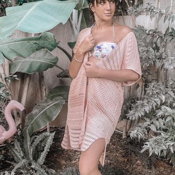 Jasmine Coral Cardigan