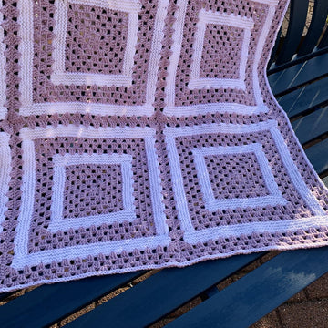 When granny square meets garter stitch