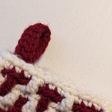 Large Mosaic Christmas Stocking