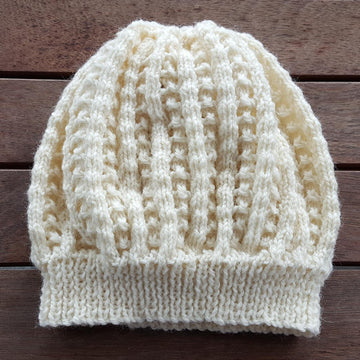 Felicity - slouchy lace beanie