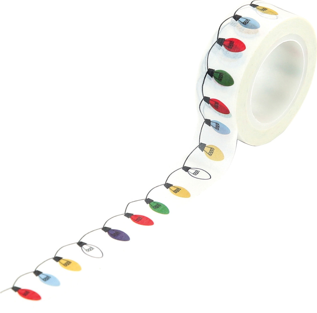 Echo Park Paper Carta Bella Merry Christmas Decorative Tape 30' - Christmas Lights