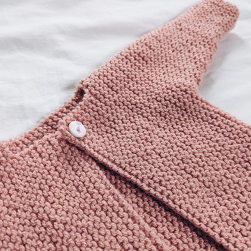 August Cardigan - Baby Aran Knitting Pattern for 0-3 - 18-24 months