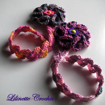 Flower Power Bookmark, Headband or Bracelet