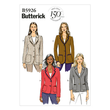 Butterick Misses'/Misses' Petite Jacket B5926 - Sewing Pattern