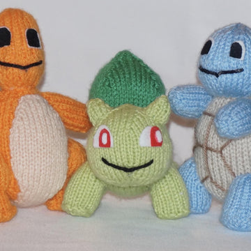 Mini Pokemon (Bulbasaur, Charmander and Squirtle)