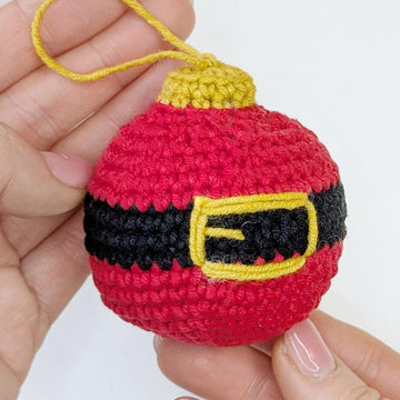 Crochet Christmas Baubles, Easy Crochet Ornament Pattern