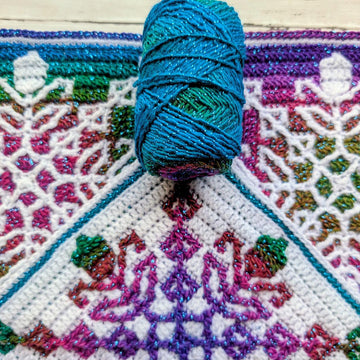 Dusky Meadow Mosaic Square