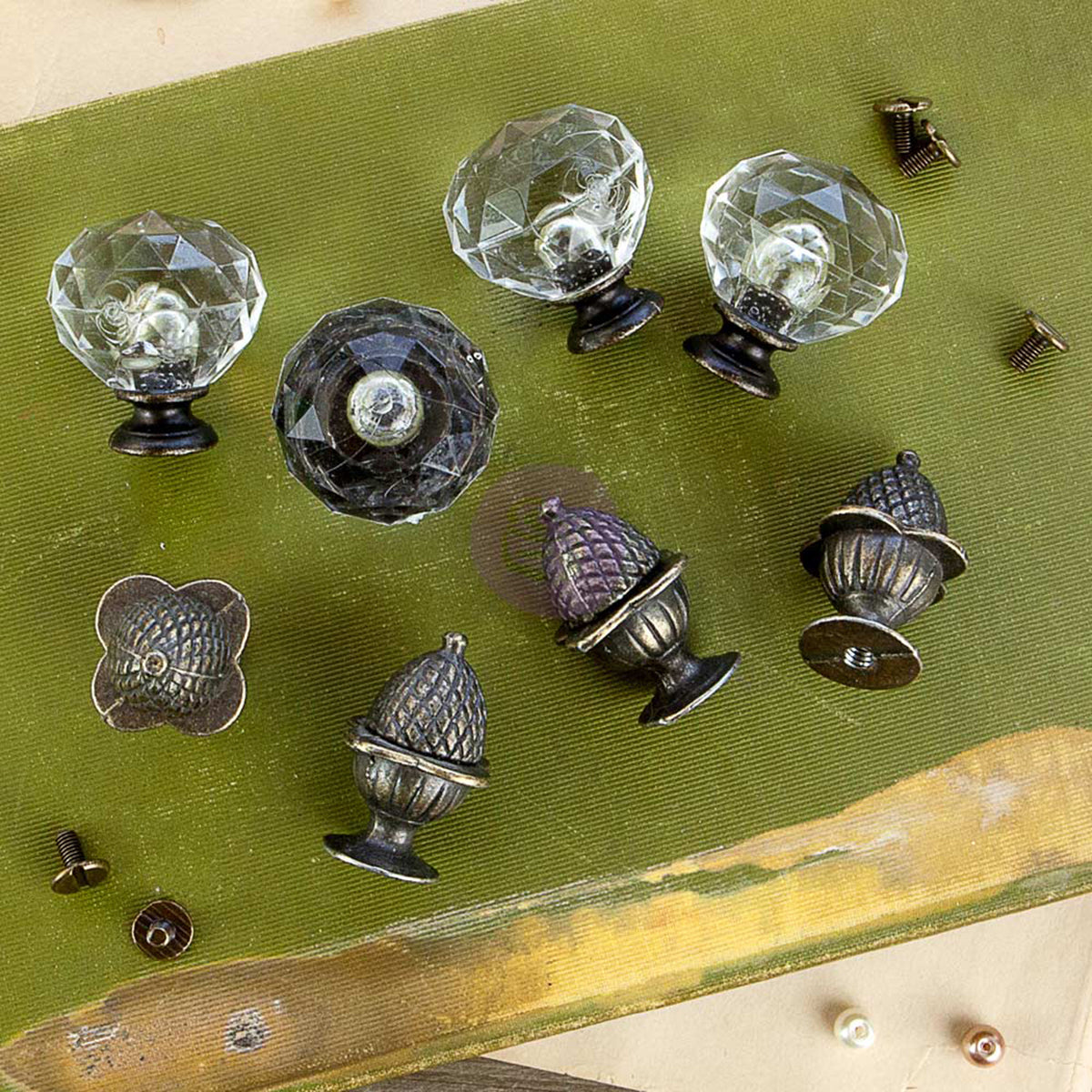 Prima Marketing Memory Hardware Embellishments - Orleans Antique Knobs